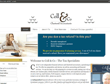 Tablet Screenshot of coll.ie